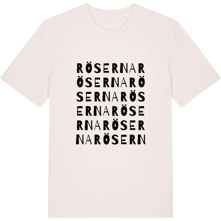 Röserna ordlek t-shirt – t-shirt från PinShirt