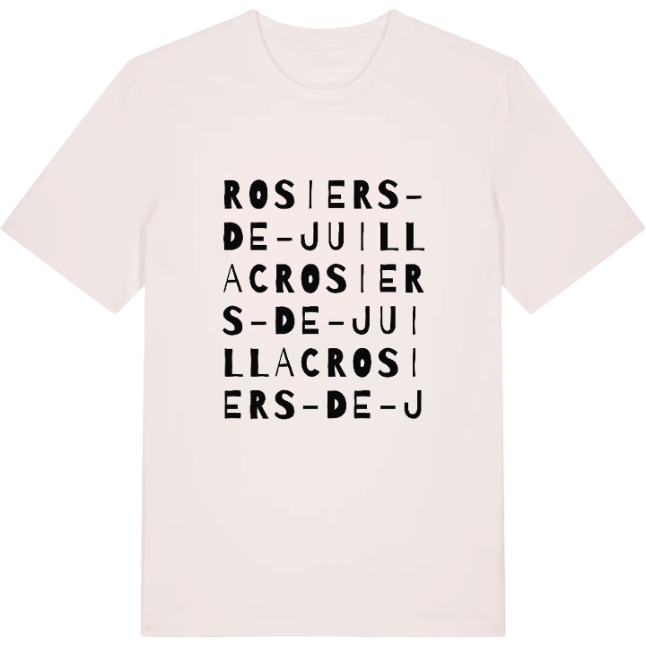 Rosiers-de-Juillac ordlek t-shirt – t-shirt från PinShirt