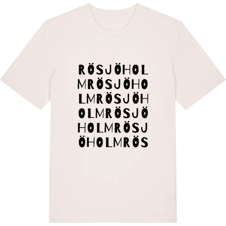 Rösjöholm ordlek t-shirt – t-shirt från PinShirt