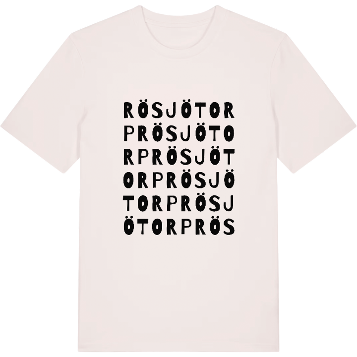 Rösjötorp ordlek t-shirt – t-shirt från PinShirt