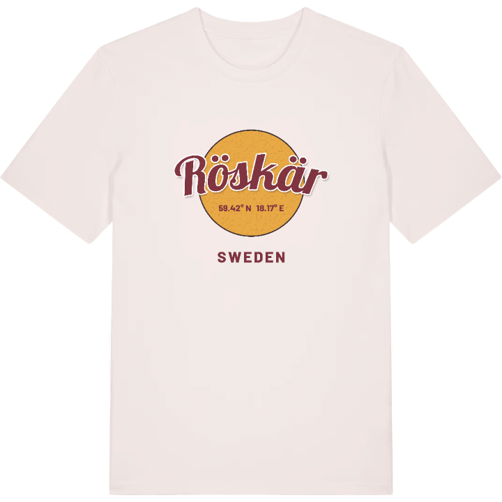 Röskär cirkel t-shirt – t-shirt från PinShirt