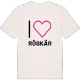 Jag älskar Röskär t-shirt stort tryck