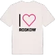 Jag älskar Roskow t-shirt stort tryck