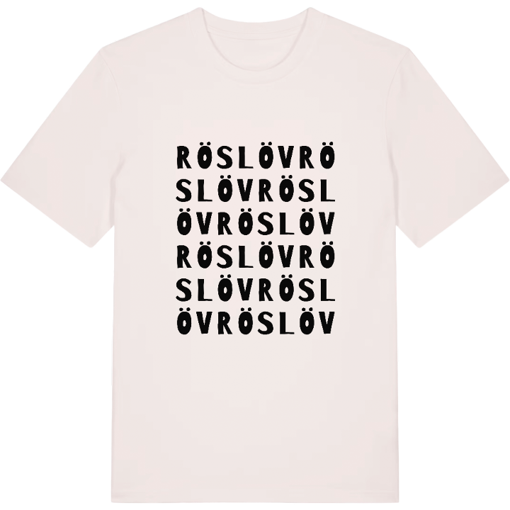 Röslöv ordlek t-shirt – t-shirt från PinShirt