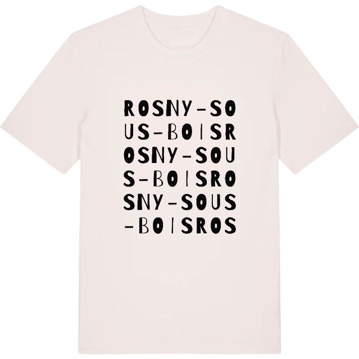 Rosny-sous-Bois ordlek t-shirt – t-shirt från PinShirt