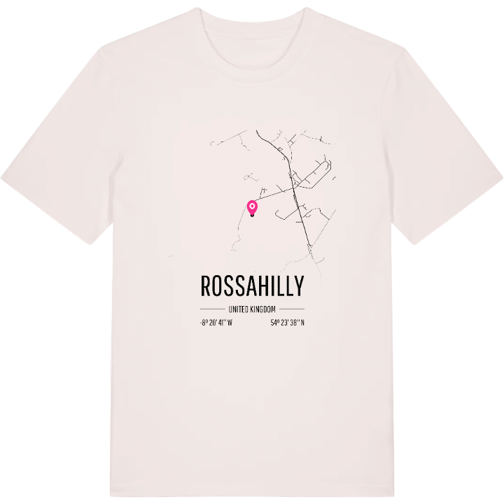 Rossahilly karta t-shirt – t-shirt från PinShirt