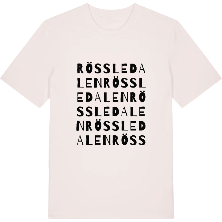 Rössledalen ordlek t-shirt – t-shirt från PinShirt