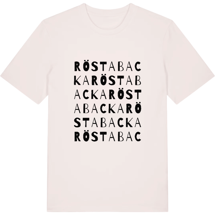 Röstabacka ordlek t-shirt – t-shirt från PinShirt