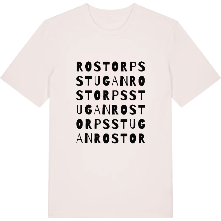 Rostorpsstugan ordlek t-shirt – t-shirt från PinShirt