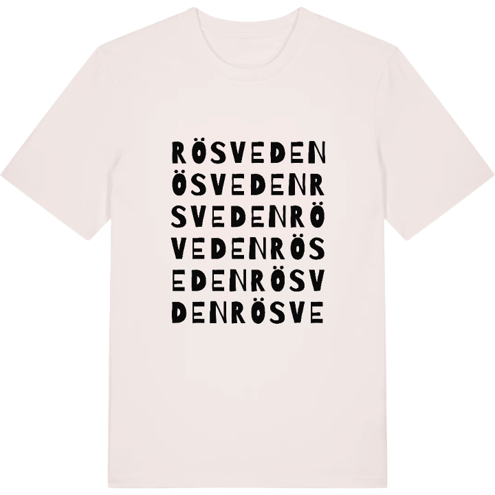 Rösveden ordlek t-shirt – t-shirt från PinShirt