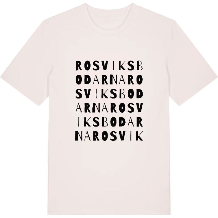 Rosviksbodarna ordlek t-shirt – t-shirt från PinShirt