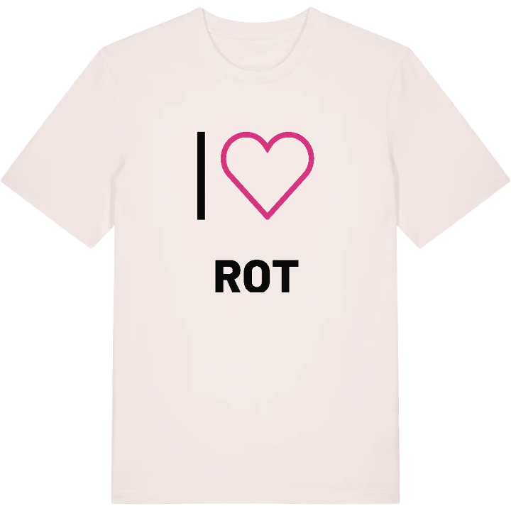 Jag älskar Rot t-shirt stort tryck – t-shirt från PinShirt