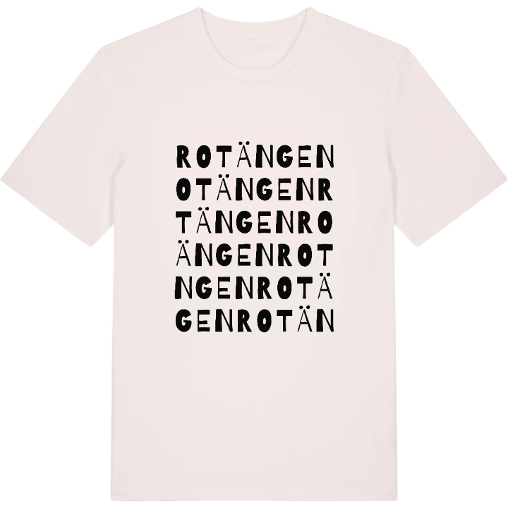 Rotängen ordlek t-shirt – t-shirt från PinShirt