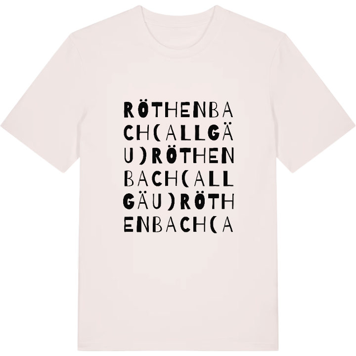 Röthenbach (Allgäu) ordlek t-shirt – t-shirt från PinShirt