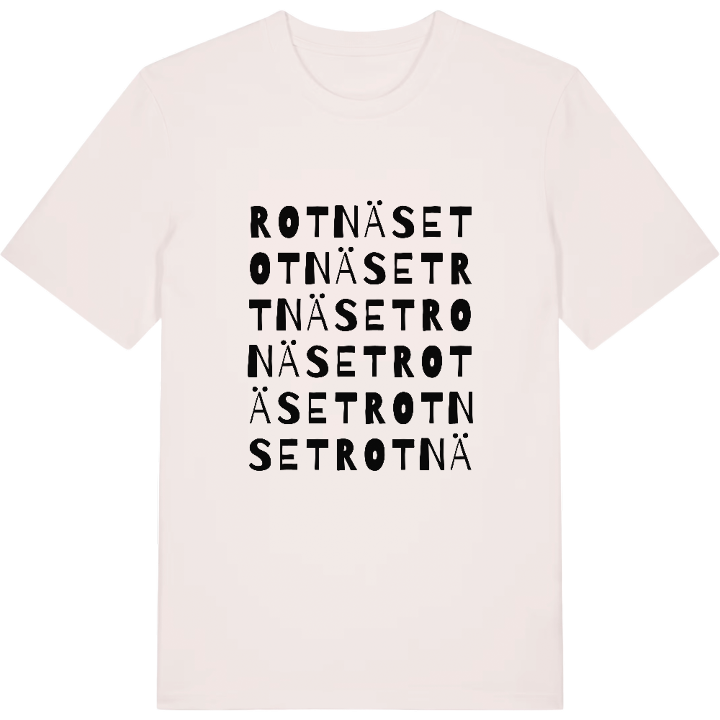 Rotnäset ordlek t-shirt – t-shirt från PinShirt
