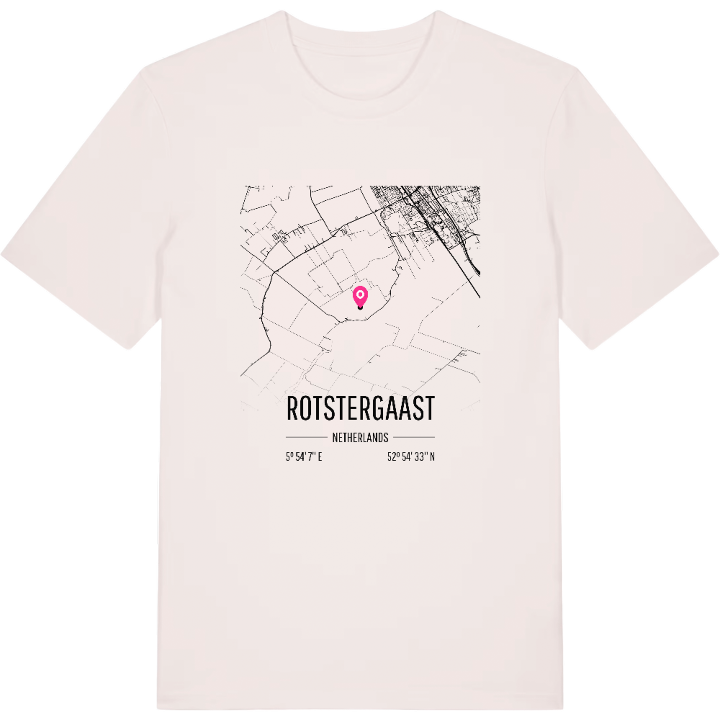 Rotstergaast karta t-shirt – t-shirt från PinShirt