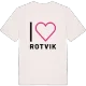 Jag älskar Rotvik t-shirt stort tryck