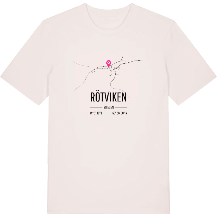 Rötviken karta t-shirt – t-shirt från PinShirt
