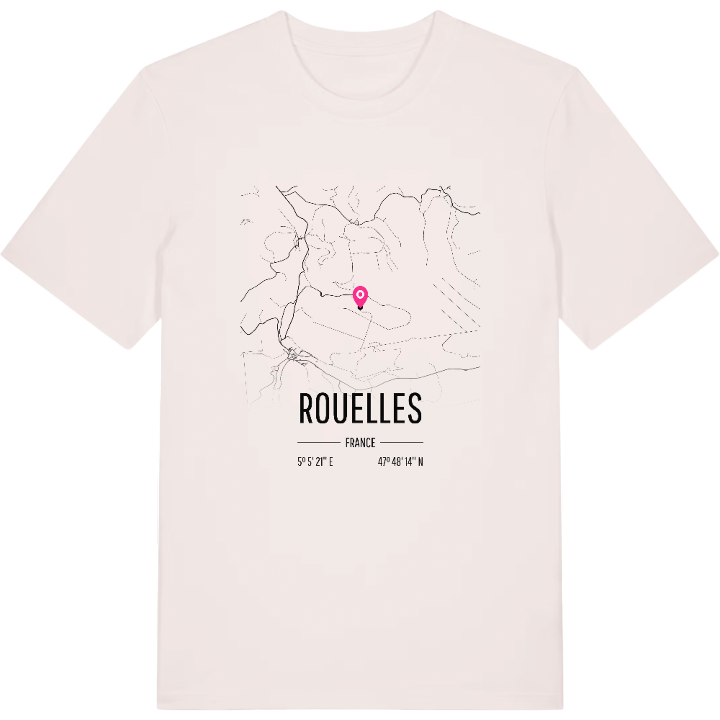 Rouelles karta t-shirt – t-shirt från PinShirt