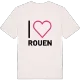Jag älskar Rouen t-shirt stort tryck