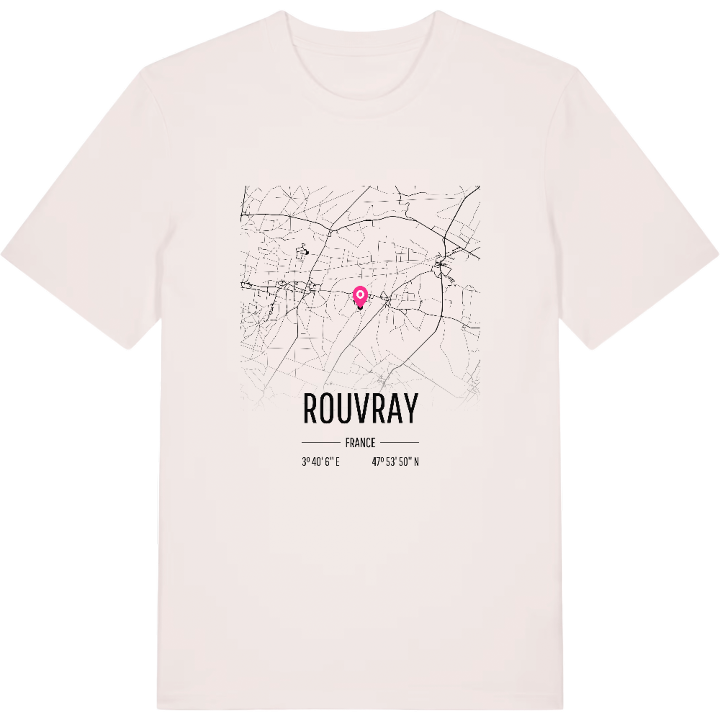 Rouvray karta t-shirt – t-shirt från PinShirt