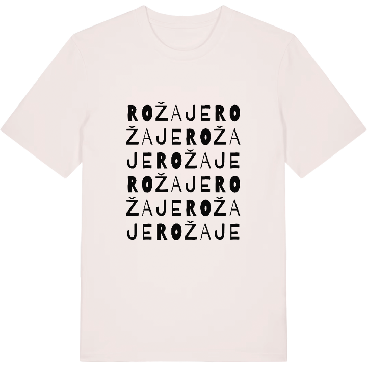 Rožaje ordlek t-shirt – t-shirt från PinShirt