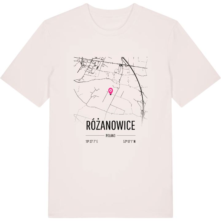 Różanowice karta t-shirt – t-shirt från PinShirt