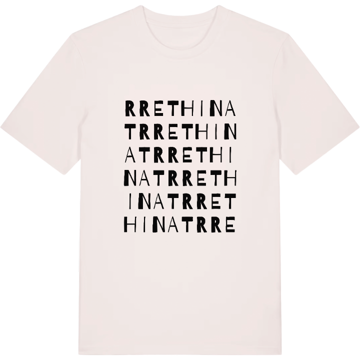 Rrethinat ordlek t-shirt – t-shirt från PinShirt