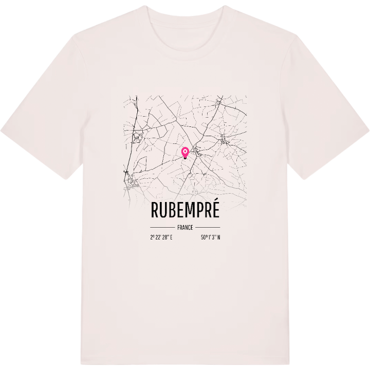 Rubempré karta t-shirt – t-shirt från PinShirt