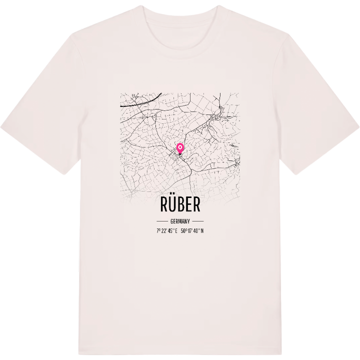 Rüber karta t-shirt – t-shirt från PinShirt