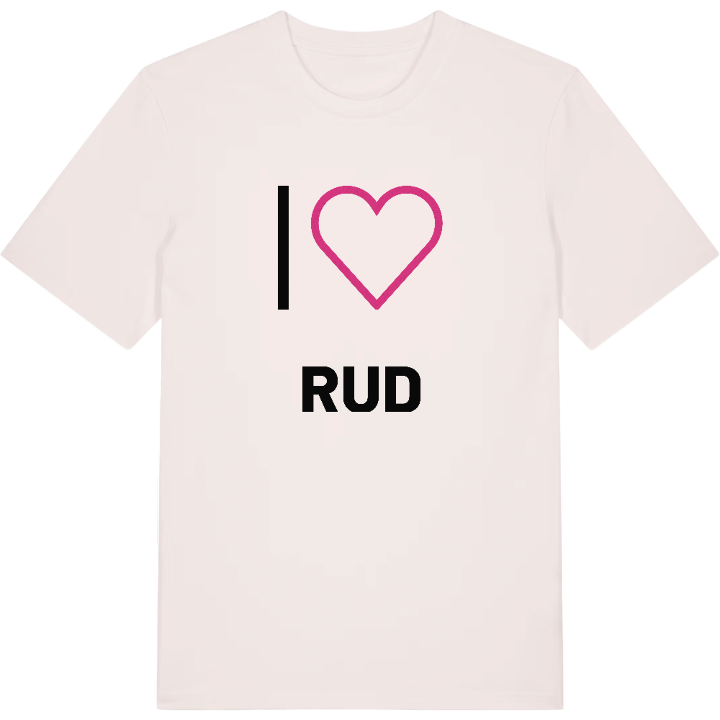 Jag älskar Rud t-shirt stort tryck – t-shirt från PinShirt