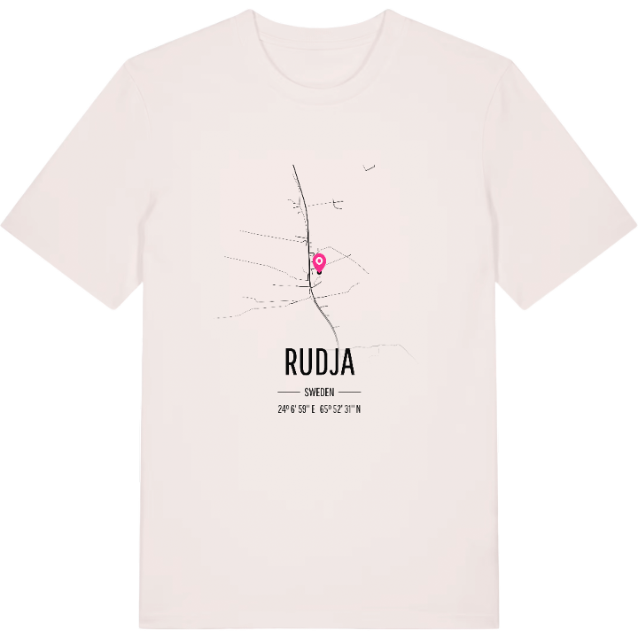 Rudja karta t-shirt – t-shirt från PinShirt