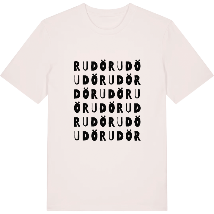Rudö ordlek t-shirt – t-shirt från PinShirt
