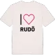 Jag älskar Rudö t-shirt stort tryck