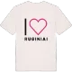 Jag älskar Ruginiai t-shirt stort tryck