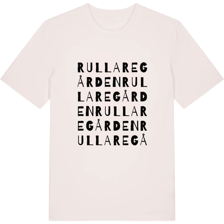 Rullaregården ordlek t-shirt – t-shirt från PinShirt