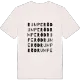 Rumperöd ordlek t-shirt