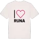 Jag älskar Runa t-shirt stort tryck