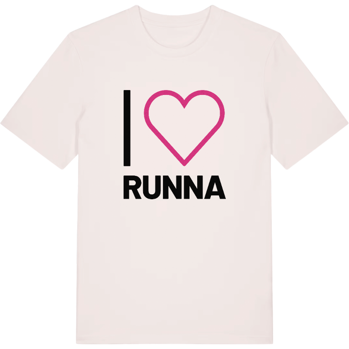 Jag älskar Runna t-shirt stort tryck – t-shirt från PinShirt