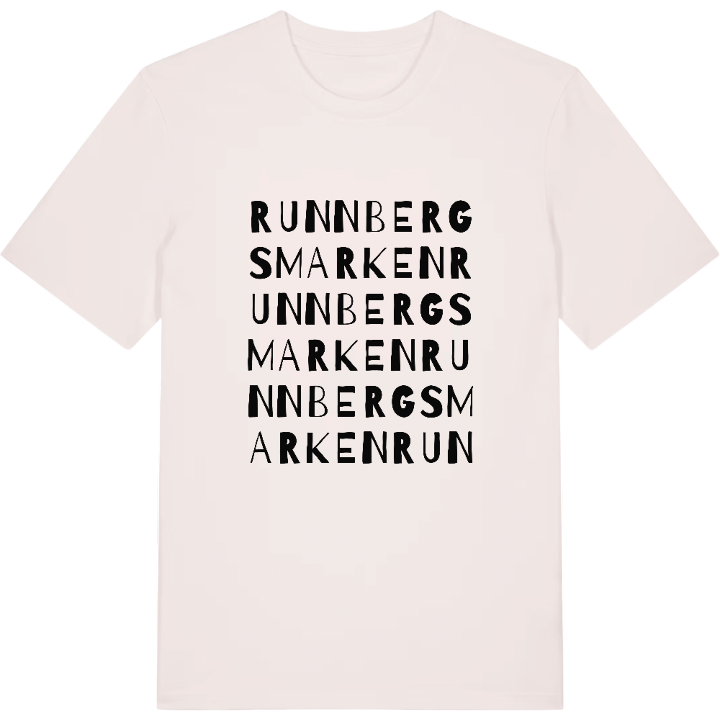 Runnbergsmarken ordlek t-shirt – t-shirt från PinShirt