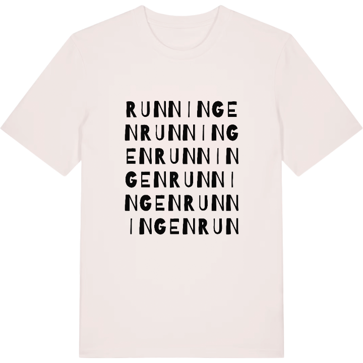 Runningen ordlek t-shirt – t-shirt från PinShirt
