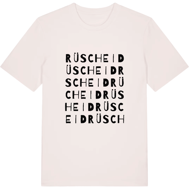 Rüscheid ordlek t-shirt – t-shirt från PinShirt