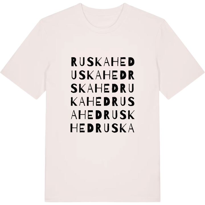 Ruskahed ordlek t-shirt – t-shirt från PinShirt