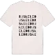 Ruskeled ordlek t-shirt