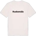 Ruskemåla fetstil t-shirt