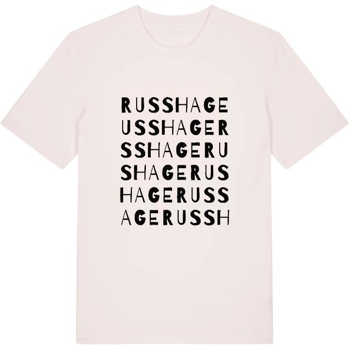 Russhage ordlek t-shirt – t-shirt från PinShirt