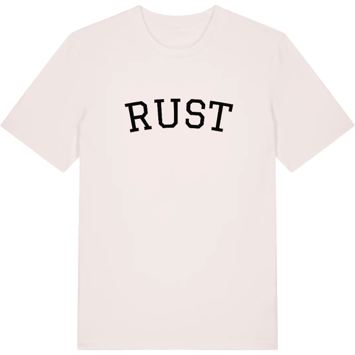 Rust böjd t-shirt – t-shirt från PinShirt