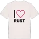 Jag älskar Rust t-shirt stort tryck