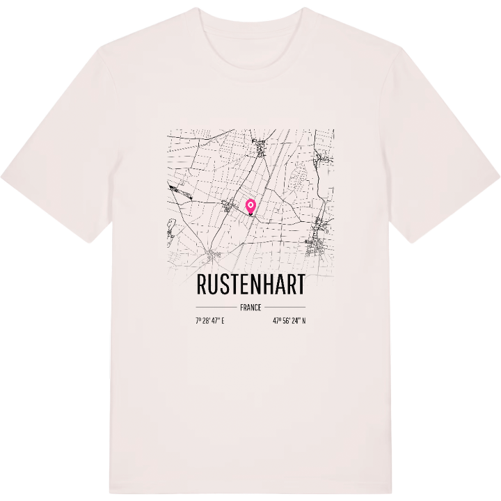 Rustenhart karta t-shirt – t-shirt från PinShirt