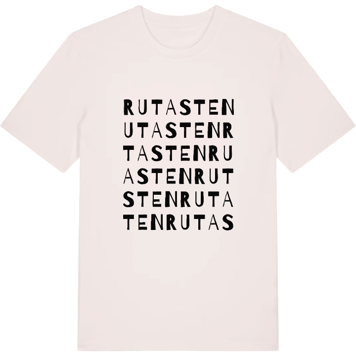Rutasten ordlek t-shirt – t-shirt från PinShirt